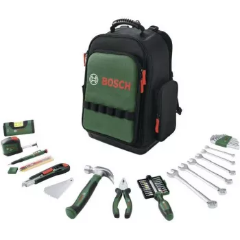 Bosch Power Tools 60 darabos szerszámos hátizsák-készlet (fekete/zöld)