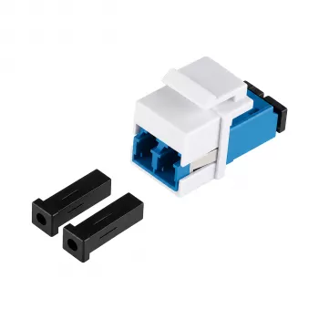 EFB keystone modul LC duplex OS2 kék