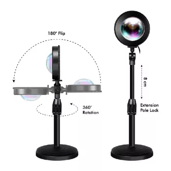 LOGILINK LED Sunset lámpa, 5W, távirányítóval