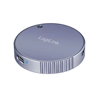 LogiLink USB 3.2 Gen2x1 SSD-ház USB-C–PCIe NVMe, 100W PD, mágneses