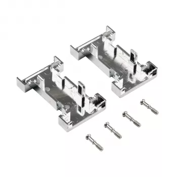 EFB ELEKTRONIK EB0909MV2 fém bevonatú üres interfész ház, 1 port Keystone, ezüst