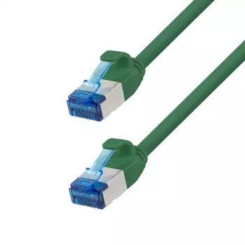 LogiLink Cat.6A S/FTP Slim Ethernet patchkábel, LSZH, zöld, 20 m
