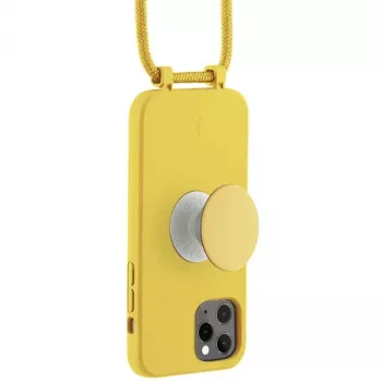 Just Elegance PopGrip tok iPhone 11 Pro készülékhez – sárga nyúlláb