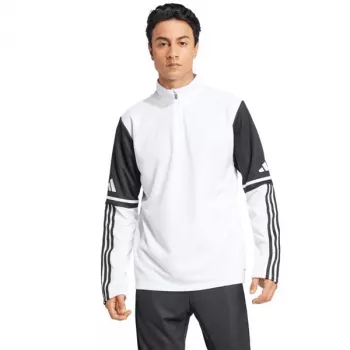 adidas férfi Squadra 25 edzőfelső fehér/fekete M méret