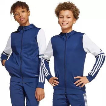 adidas Squadra 25 kapucnis pulóver gyerek Team Navy Blue/fehér 152 méret