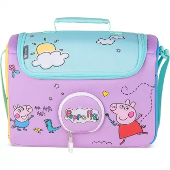 Tonies HörSpiel Transporter - Peppa Pig hordozótáska Tonieboxhoz és Tonies-figurákhoz, rózsaszín