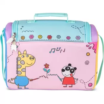 Tonies HörSpiel Transporter - Peppa Pig hordozótáska Tonieboxhoz és Tonies-figurákhoz, rózsaszín