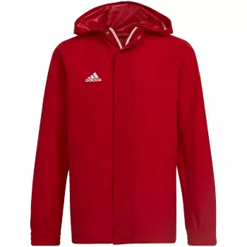 adidas Entrada 22 mindenidőjárás dzseki férfi Team Power Red/fehér IK4013