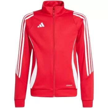 adidas Tiro 24 gyerek edzőpulóver piros IR7502 140 cm