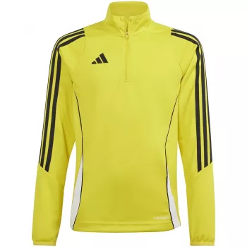 adidas Tiro 24 gyerek edzőfelső pulóver sárga IR9365 128 cm