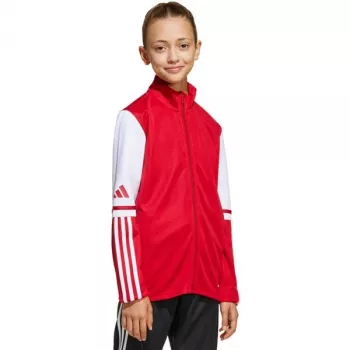 adidas Squadra 25 gyerek edzőpulóver piros 140 cm