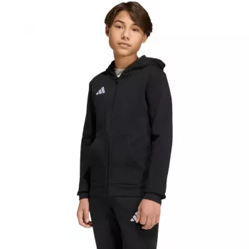 adidas Entrada 26 full zip hoodie gyerek fekete 128cm