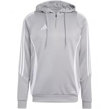 adidas Tiro 24 edzős kapucnis pulóver medium grey heather IR7551