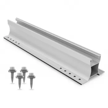 K2 Systems Home K2 2004596 MiniRail 60 készlet - 600 mm alumínium napelem szerelősín trapézlemezes tetőkhöz