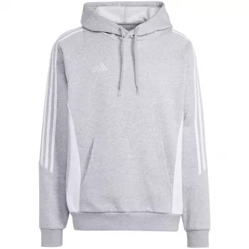 adidas Tiro 24 kapucnis pulóver középszürke melange / fekete