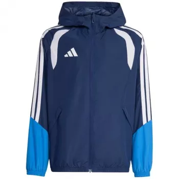 adidas Tiro 26 Competition minden időben viselhető dzseki gyerekeknek Team Navy Blue/fehér 164cm