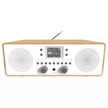 Reflexion HRA21DAB+ White DAB+ FM Under-Cabinet Radio with CD Player, Dual Alarm, Remote Control