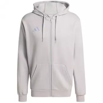 adidas Entrada 26 cipzáras kapucnis pulóver férfi szürke L