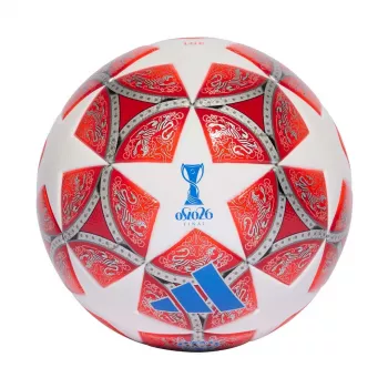 adidas női UCL 25/26 Final League labdarúgó, 4-es méret, fehér/piros JW1326