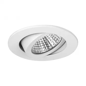 BRUMBERG SEVEN kerek beépíthető LED-reflektor 7W 2700K melegfehér 600lm fehér dönthető