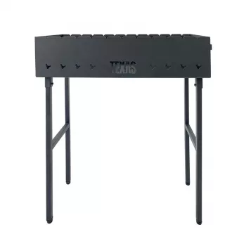 ŠAŠLYKINĖ MG-2 TexasClub faszén grill 70x30x17 cm fekete