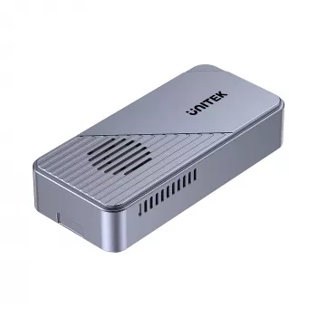 UNITEK USB4 M.2 NVMe SSD ház aktív hűtéssel, 80Gbps, szerszám nélkül, alumínium, USB-C