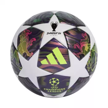 adidas UCL 25/26 Final League futball 5-ös méret lila/fehér JX9095