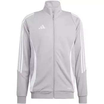 adidas Tiro 24 edzőfelső Medium Grey Heather/fekete XL férfi pulóver