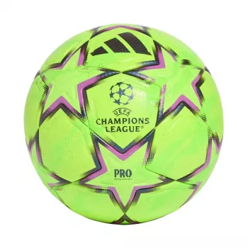 adidas UCL Pro Winter 26/27 League Stage labda, 5-ös méret, zöld/fekete/rózsaszín, KE9769