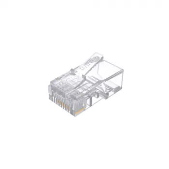 UNITEK RJ45 moduláris csatlakozó (8P8C) Cat. 5e, 100 darabos csomag