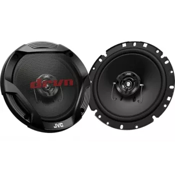 JVC CS-DR1722 6,5 inch 2 utas koaxiális autóhangszóró, 300W csúcs, carbon-mica mélynyomó