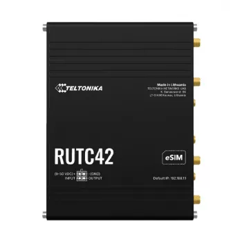 Teltonika Networks RUTC42 (UK) 4G/Wi-Fi 6 két sávos ipari router