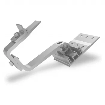 K2 Systems SingleHook 4S tetőhorog PV-szereléshez, nemesacél, magasságállítható, TÜV-tanúsított