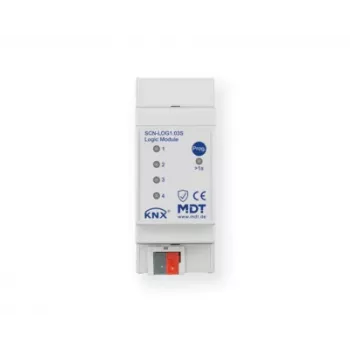 MDT KNX logikai modul 2TE REG Secure, 200 logikai blokk, DIN-sín, KNX Secure
