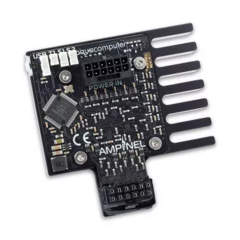 Aqua Computer AMPINEL 12V-2x6 videokártya-tápellátás-kezelés, 650 W, OLED, RGBpx - B típus