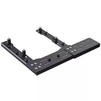 VIRPIL Controls széktartó hosszabbító lemez, 140mm - fekete