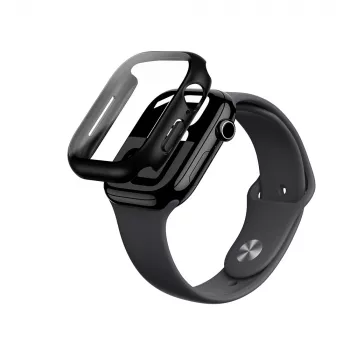 AMAZINGTHING Radix Glass tok edzett üveggel Apple Watch 46mm-hez, fekete