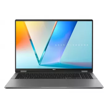 ASUS Vivobook 16 Flip TP3607AA-FLIP-DISSI4X Copilot+ PC 2 az 1-ben laptop, 16 inch WUXGA OLED érintőképernyő, Intel Core Ultra 9 386H, 32GB LPDDR5x, 1TB SSD, Windows 11 Pro, francia AZERTY billentyűzet