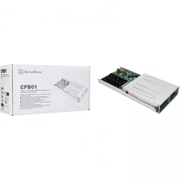 SilverStone SST-CPB01 1U 1+1 redundáns CRPS tápelosztó kártya ketreccel, akár 2400 W