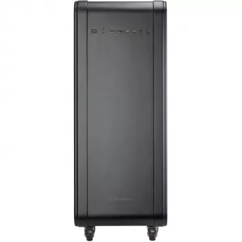 SilverStone Technology ALTA G1M Micro-ATX torony ház - fekete, edzett üveg, 90°-os alaplapforgatás, 180mm Air Penetrator ventilátor