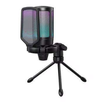 FIFINE A6V AMPLIGAME RGB USB kondenzátor mikrofon fekete