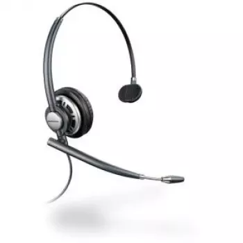 Poly EncorePro HW710 vezetékes monó headset zajszűrő mikrofonnal, Quick Disconnect, fekete