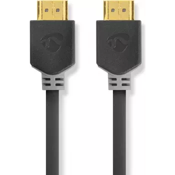 Nedis High Speed HDMI-kábel Ethernet-támogatással 5,00 m antracit 4K@60Hz ARC 18 Gbps