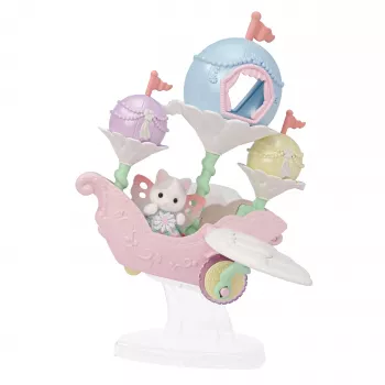 EPOCH Sylvanian Families mágikus léghajó figurával - Adventure Series játékkészlet