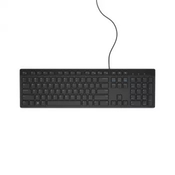 Dell KB216 vezetékes USB billentyűzet, US kiosztás, fekete