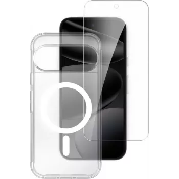 4smarts 360° prémium védőkészlet Google Pixel 11 Pro XL-hez - átlátszó