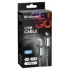 Defender USB-A - Lightning kábel 1,0m 2,1A fehér
