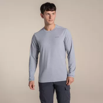 Craghoppers NosiLife Abel hosszú ujjú ing - Soft Grey Marl, L méret