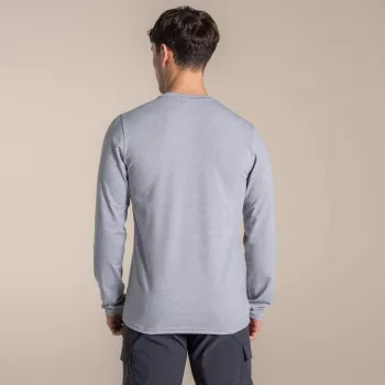 Craghoppers NosiLife Abel hosszú ujjú ing - Soft Grey Marl, L méret