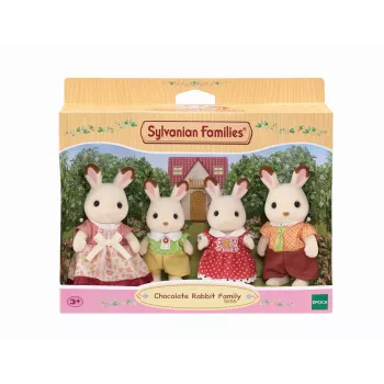Sylvanian Families csokoládényúl család - 4 gyűjthető figura